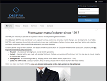 Tablet Screenshot of disfra.com